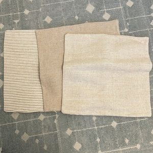 H&M Home Set of 3 Pillow Covers 20x20in